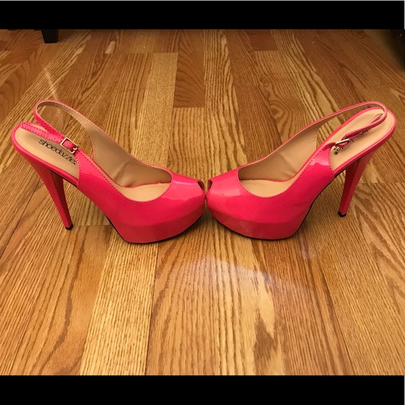 Pink Platform Heels - Picture 7 of 8